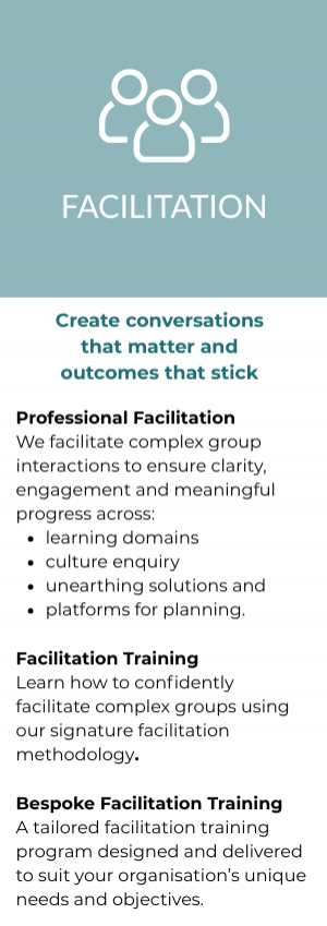 Family Icon and text related to Facilitation services offered by Soulutions Consulting 